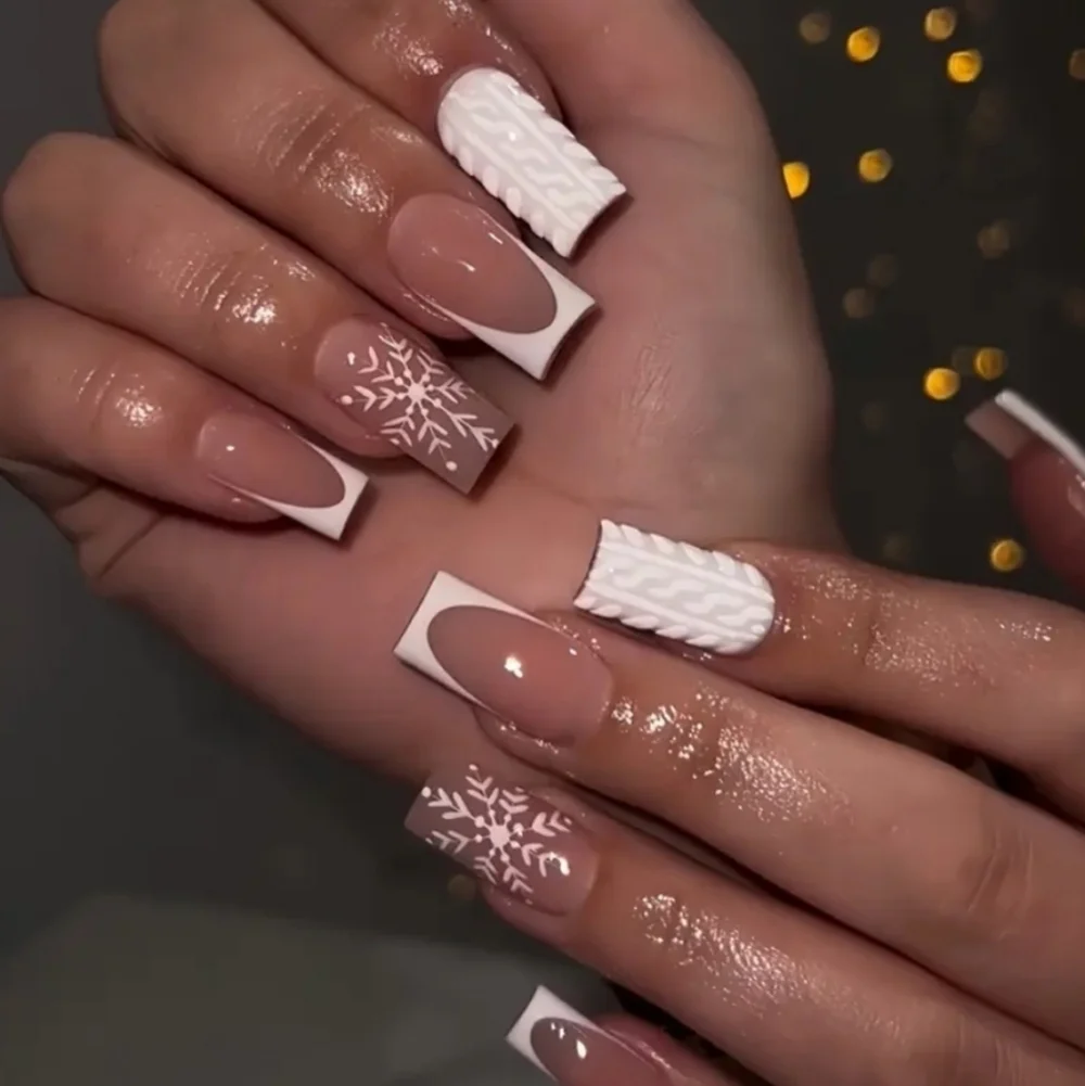 24 Pieces Fake Press On Nails